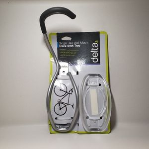 New Delta Bike Wall Mount Rack with tray protection storage organization hook